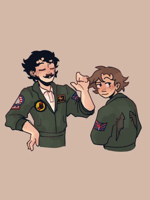 hits you with the top gun beam 