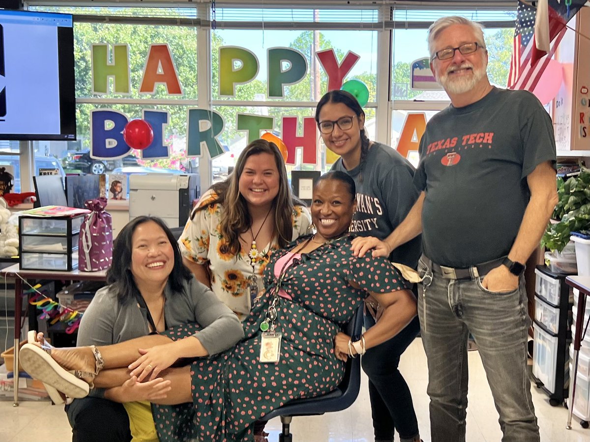 A special shout-out to my GISD WATSON WILDCAT TEAM! Thank you for really showing me a fun and fantastic time for my birthday 🎉 You made the ME in Team feel special just like you do for our kids everyday! #Family #ThirdGradeRocks #TheGISDEffect <a href="/Watson_Wildcats/">Watson MST</a>