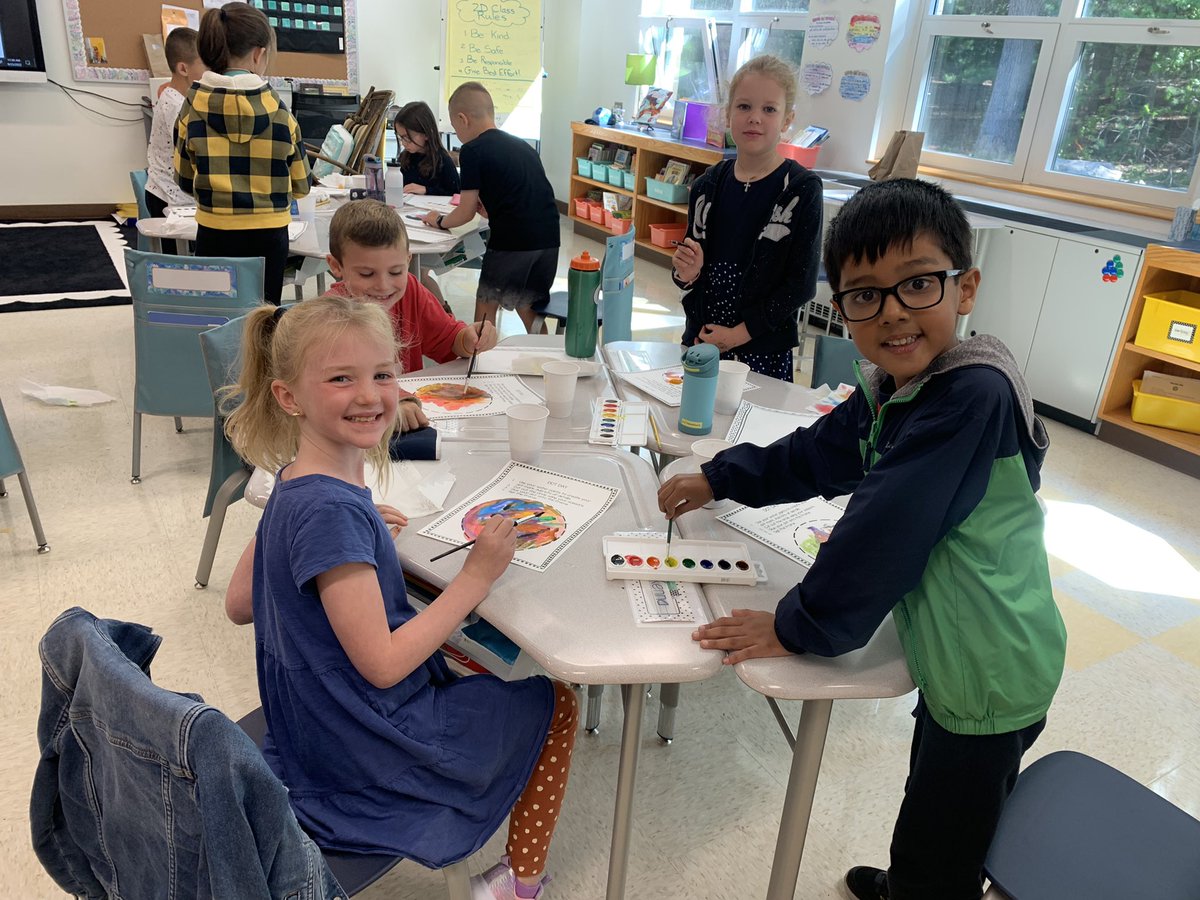 mrsdrouin4's tweet photo. 2D loved celebrating Dot Day today! These wonderful students are making their mark! #InternationalDotDay https://t.co/hgKXCSXQ3o
