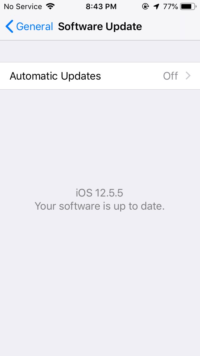 CyberpunkCypher's tweet image. Tell me why my old iphone 5s refuses to tell me that there is a new update. Iwant to update my old iphone to 12.5.6 to stay as safe as possible, but it wont even show up...#apple #appleproblem #ios12 #ios
