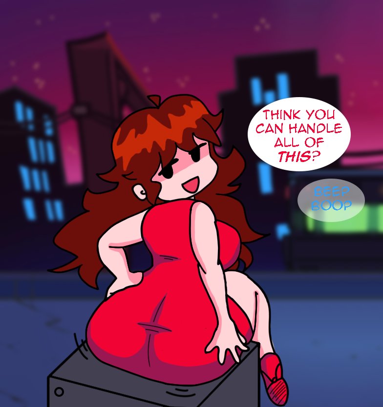 FUNK1NGIRLFREND's tweet photo. "...Well, can you??~" https://t.co/n9SOJvU8rV