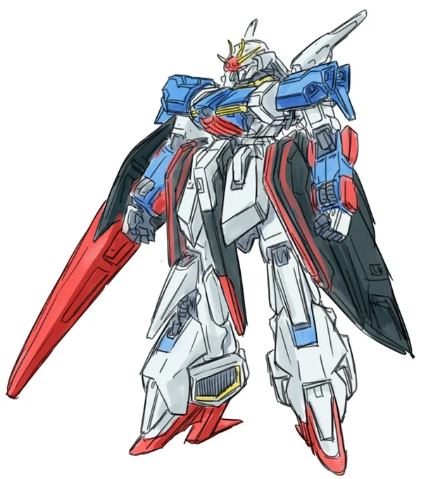 らくがき Zガンダムっぽいの 