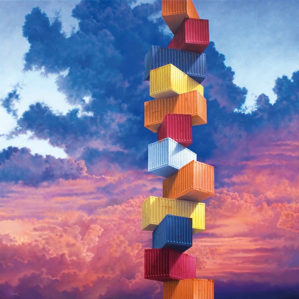 MatthewQuick's tweet image. My recent show has now finished, so I'm going to take a break and post a lot less. For the next few weeks I'll show a selection of older pictures. ⁠
⁠
This painting is Pure Rationalism⁠