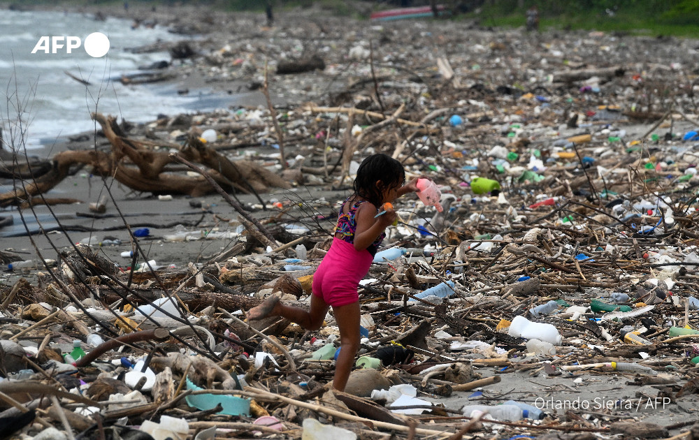 Africa Updates on Twitter "RT AFP Plastic garbage covers Central