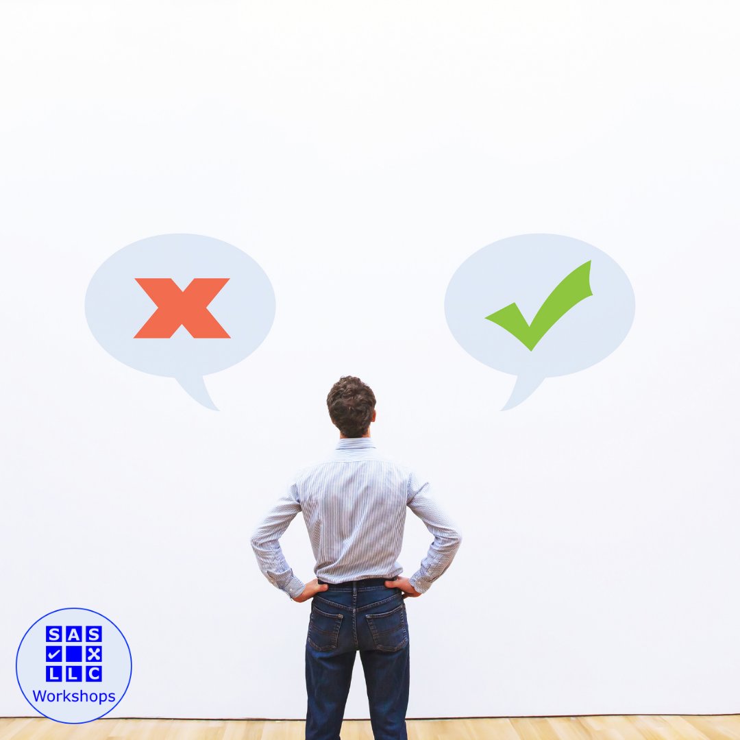 sasworkshops's tweet image. We often get caught up in labeling things as right or wrong. Instead we should be asking ourselves, is this working? is it producing the results we desire?

blog.sasworkshops.com/workability-ve…

#SASWorkshops #codingphilosophy