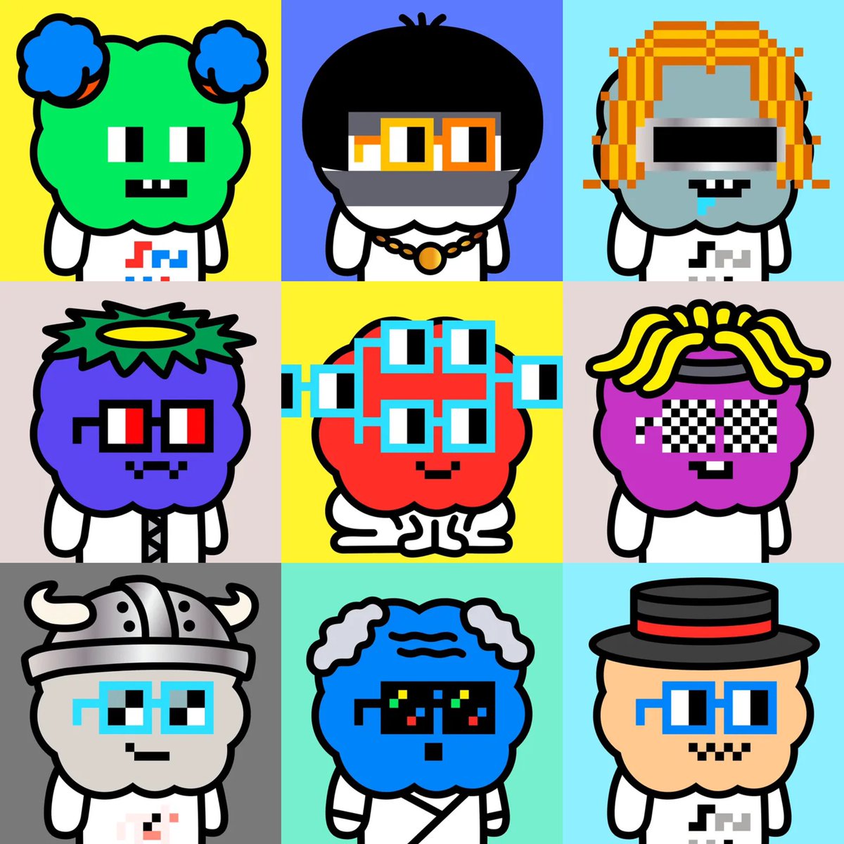 ⚡️NounSNUG PICK UP ⚡️

フロア近辺に出てる個人的に好みなNounSNUGを9体ピックアップ！