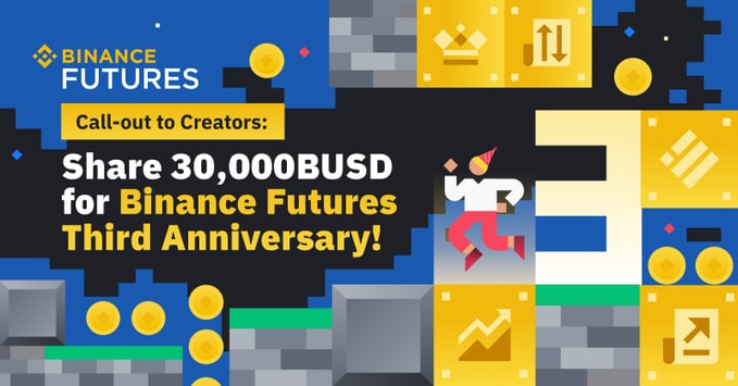 DeaverEbony's tweet photo. #BinanceFuturesTurns3

Call-Out to Creators: Share 30,000 BUSD for Binance Futures Third Anniversary! https://t.co/i57n3OjrCL