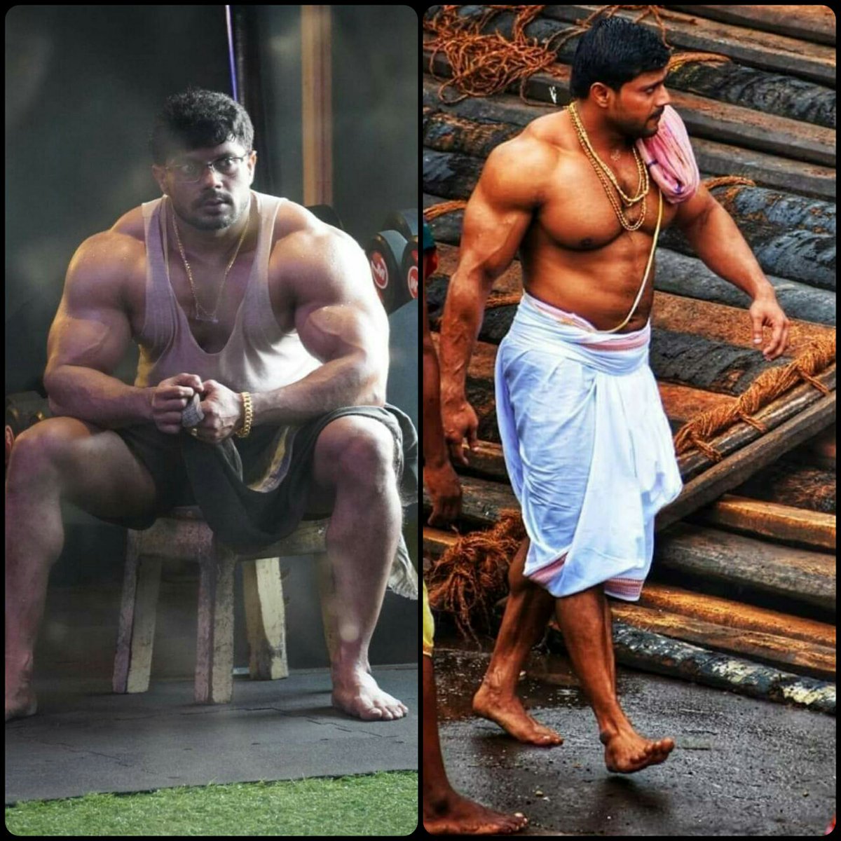 desi_thug1's tweet photo. Pujari of Puri Jagannath Mandir Mr Anil Gochikar Locally known as Bodyguard of Shree Jagannath Mahaprabhu, He is an International Bodybuilder, Surprisingly he is completely Vegetarian https://t.co/TiKcrBdGcI