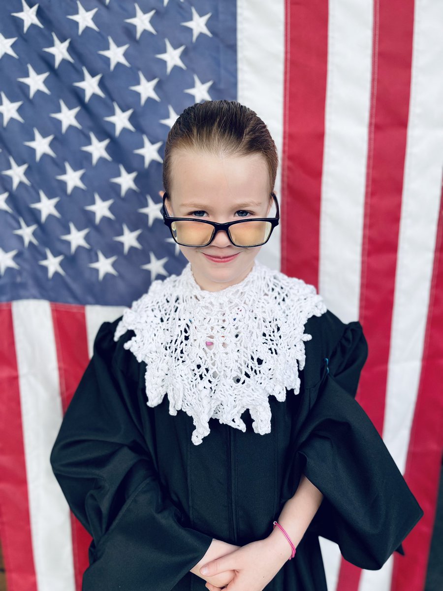 JBoydLongnecker's tweet photo. I’ve been waiting her whole life for this day. #RBG https://t.co/s0ObTTv30J
