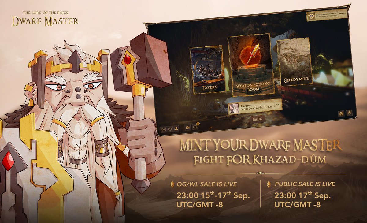 LOTRDwarfMaster丨PRE MINT tweet media
