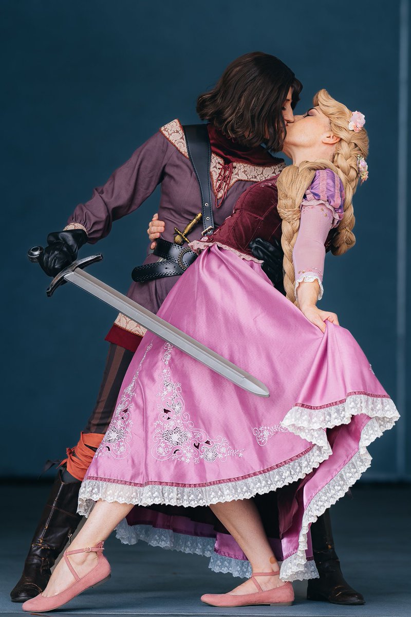 I don’t care if she’s married, I totally ship Rapunzel and Cassandra. 
Pc <a href="/YorkInABox/">Jon York</a> 
Rapunzel cosplayer <a href="/BriannaCherry/">Brianna Garcia</a> 
Cassandra cosplayer Me