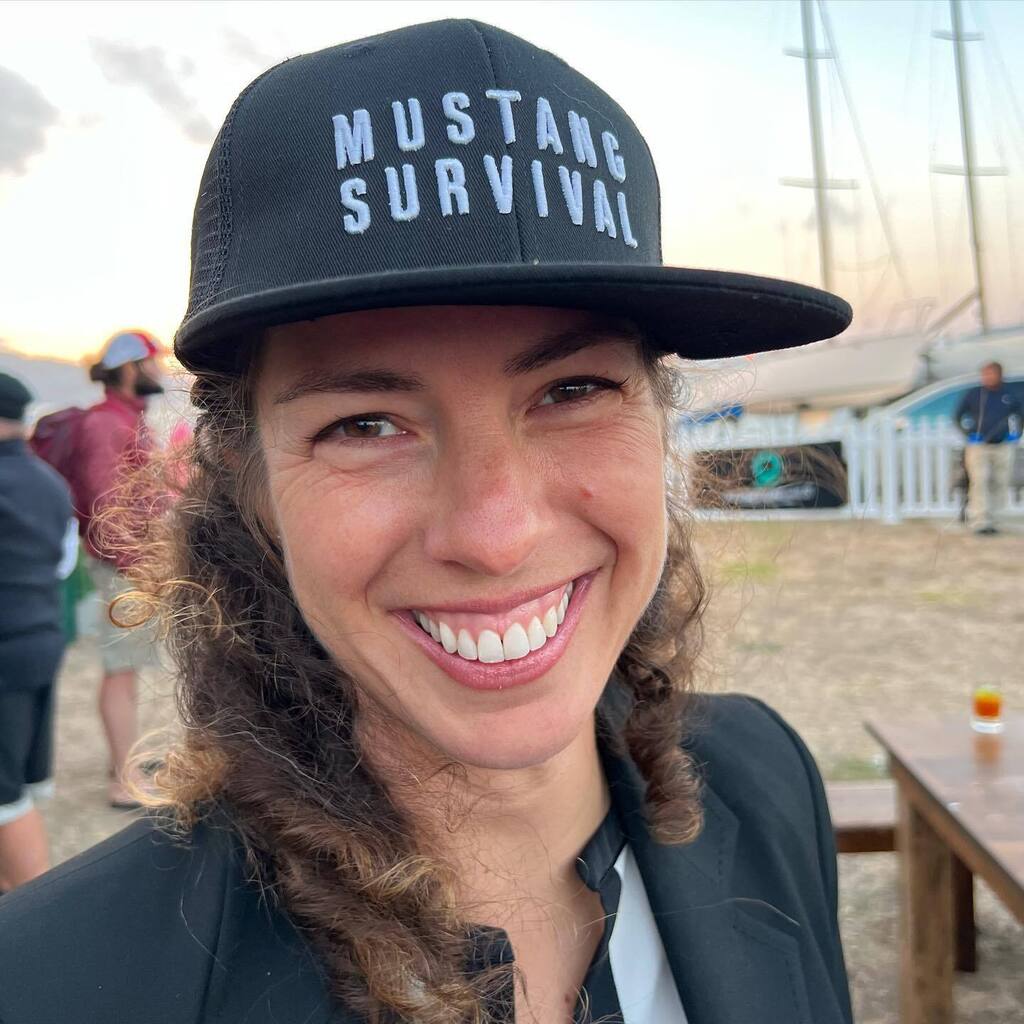 gserafini's tweet photo. This lady sailed double handed to Hawaii and wore her @mustangsurvival all the way. @cee_legs https://t.co/mFm7hTFKPO https://t.co/zyjy7rlxMJ