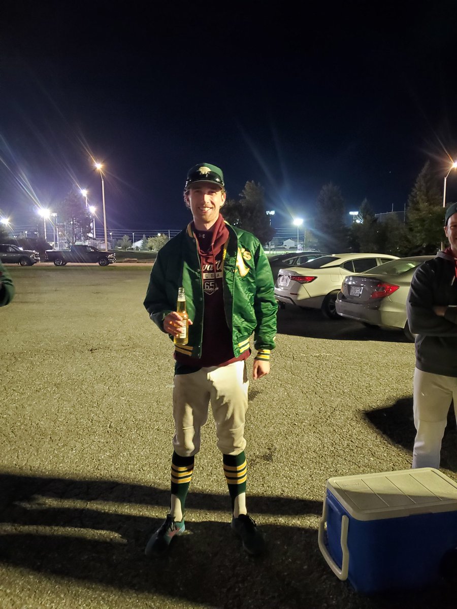 KanataAthletics's tweet photo. Athletics win 4-0 over the @BytownBattalion. Luc Hamel with the PERFECT GAME on the bump! 7 innings, 8 K. 

Well played and pitched series on both sides. Kudos to the Battalion on a good series and season. https://t.co/lT1RxhU6Yb