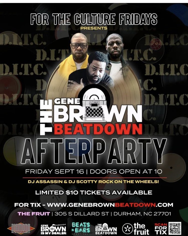 beatsnbarsfest's tweet photo. Tomorrow night we’re kicking off Beats n Bars weekend! This is how we’re coming, @genebrownnc and crew will have the patio @ATCDurham lit🔥 !
#bnb22 #downtowndurham #atc https://t.co/nYEsIP7Q6t