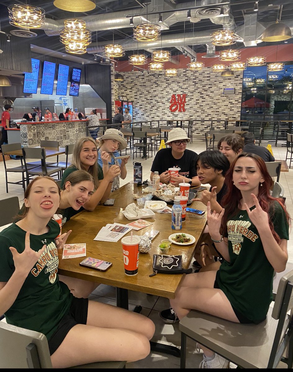 POP OUT!!! @ Back Yard Toco. Order some yummy food and say I’m here to support the Campo Verde badminton team!! 😝😝