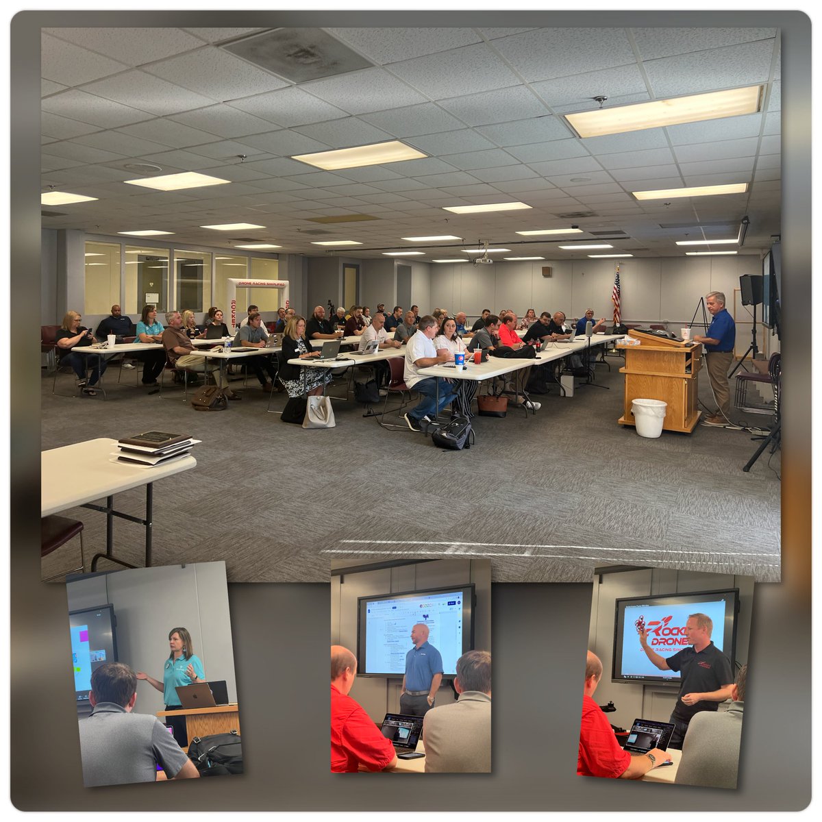 tjnix's tweet photo. Enjoyed being in person with @TN_TETA colleagues today. Thanks @pearson and @CentralTechInc for sharing information with us today. Our @ILN_TETA chat was a great way to end the day! #eteta https://t.co/3ycKgfiI3a