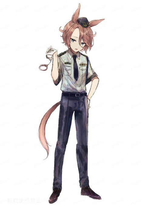 「brown hair handcuffs」 illustration images(Latest)