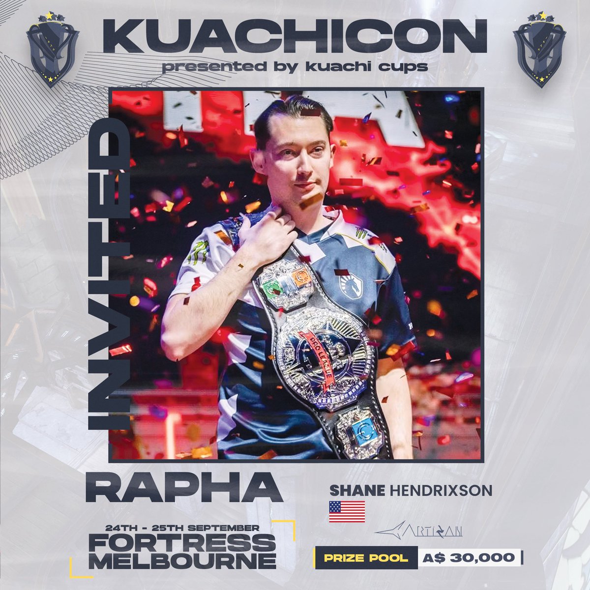 The undisputed Quake GOAT is coming to town. <a href="/liquidrapha/">Shane Hendrixson</a> <a href="/TeamLiquid/">Team Liquid</a>