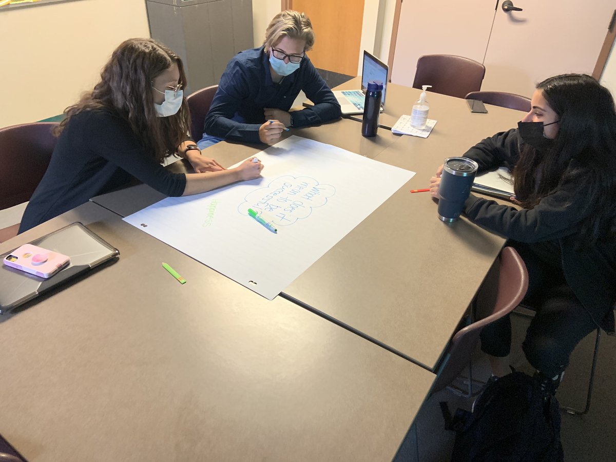 LEADUWindsor's tweet photo. LEAD candidates reflecting on student success. What does it mean to be successful? What does success feel like? What impacts success? #resiliency #studentsuccess https://t.co/ooT703OhtS