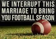 HacksawIs's tweet photo. #TheProblemWithFootballSeason
4 months of...
"Not tonight sugarplum. Football's on." https://t.co/sp3YeEZekP