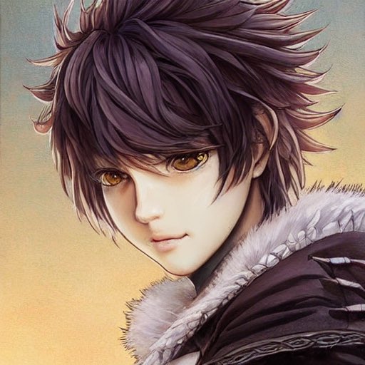 「今時のファンタジー風の服を着ているラノベ風の男。という難問を描かせる錬成呪文をよ」|片倉真二のイラスト