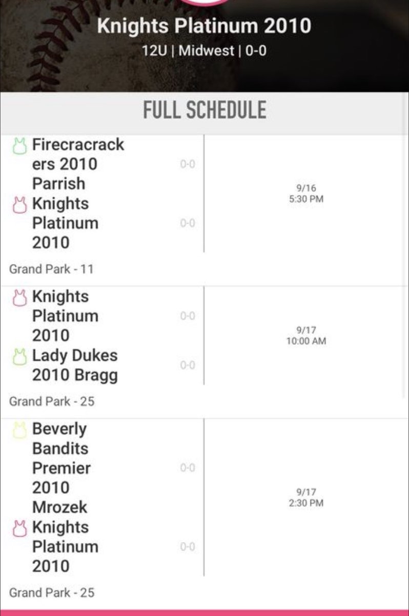 CarleighAllen's tweet photo. Itโs officially go time to @GrandParkSports for @PGFnetwork Super Select in Indiana. First game Friday at 5:30 and pool play continues Saturday. Excited to use @maruccisoftball Echo Diamond in competition. #reptheK #powerslapper @MarucciSports @MarucciDugout https://t.co/klM3rg1R9l