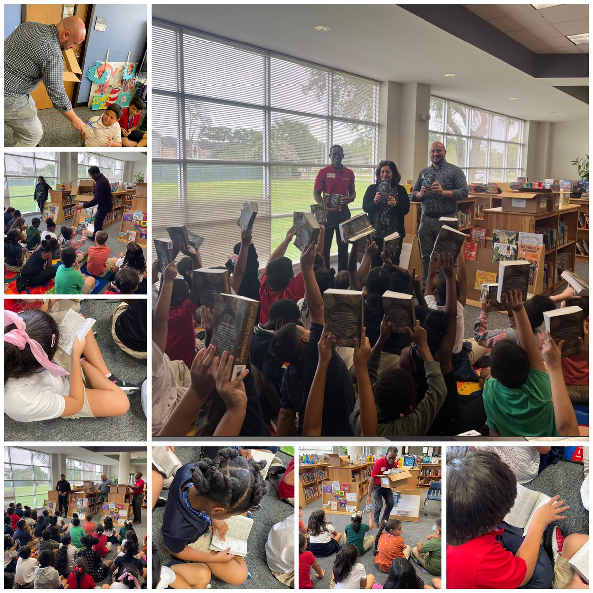 ThornwoodSBISD's tweet photo. Our Tigers were so excited to receive their dictionaries today! #dictionaryproject @SBISD https://t.co/5SYcZaxIq8