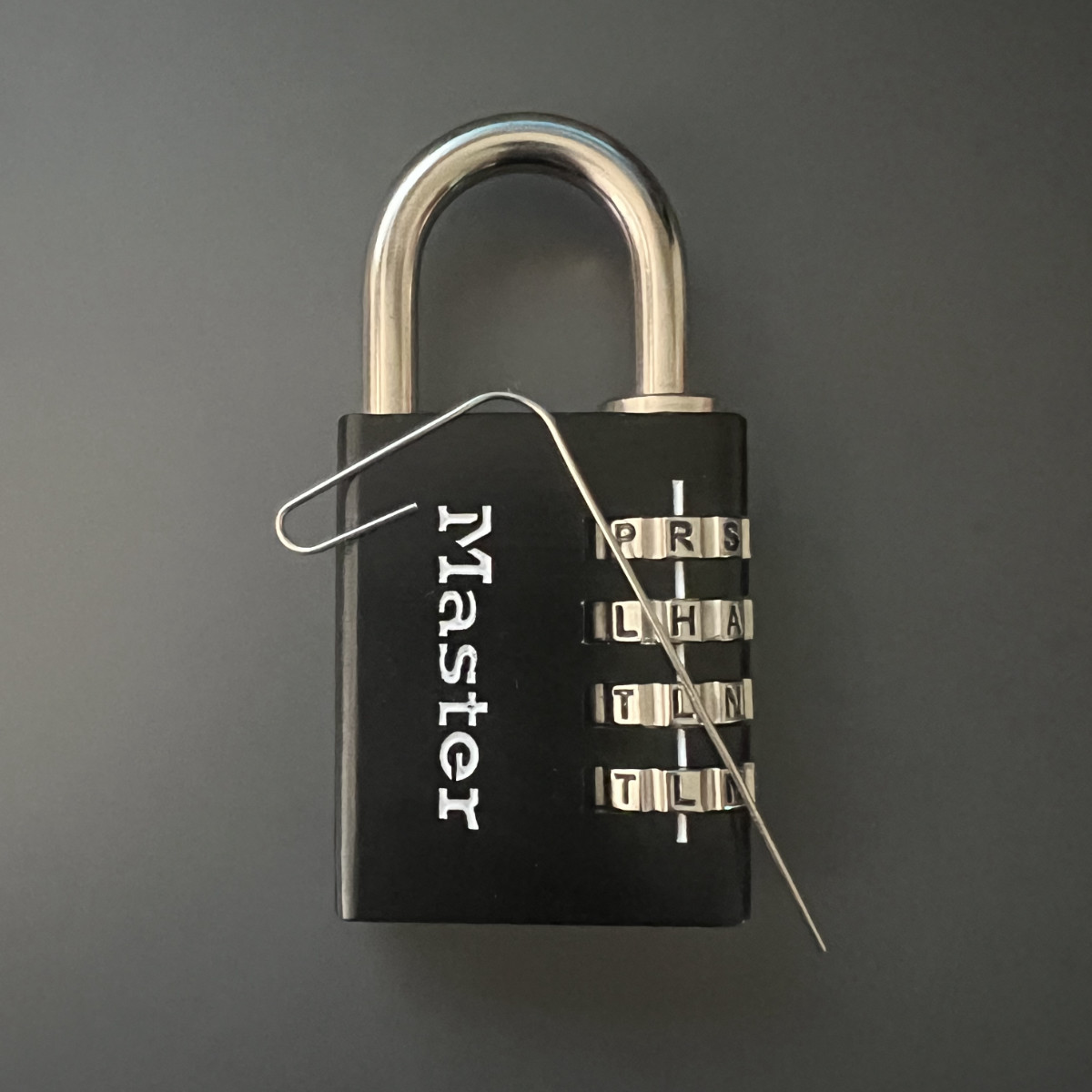 Coming soon: picking a combination lock with a paper clip when it has no keyhole 🥰 #lockpicking #locksport #mosandboo