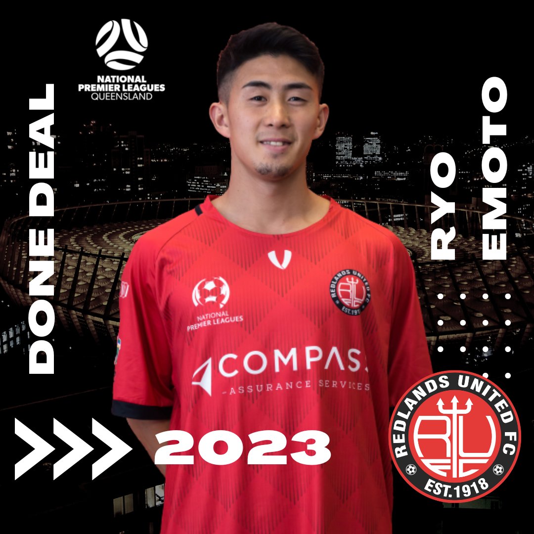 RUFC is delighted to announce that Japanese midfielder, Ryo Emoto has re-signed for the Red Devils for 2023.
“Thank you Redlands for re-signing me.  I'm really proud &amp; happy to be coming back.  I'm very appreciative of the opportunity.  I really love this Club.”  Ryo said.