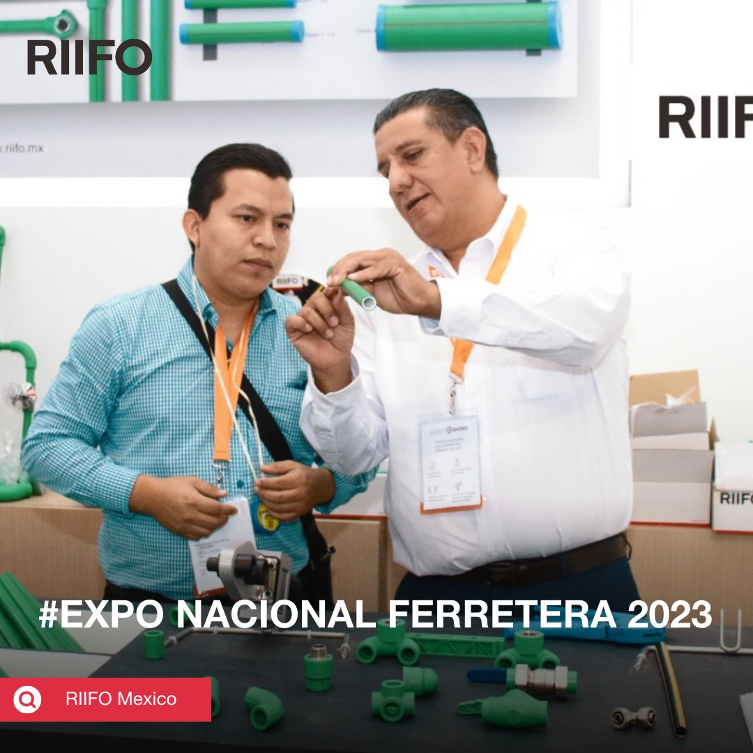 riifo_mx's tweet photo. La #ExpoNacionalFerretera2022 🎉 llegó a su fin el 11 de septiembre. Además de los productos estrella como el #TuberíasPP-RparaAgua y el #TuberíasparaGas, #RIIFOMéxico trajo una solución más de tuberías: el #TuberíasPE-XparaAgua durante la exposición de este año. https://t.co/HRNxQDbhVX
