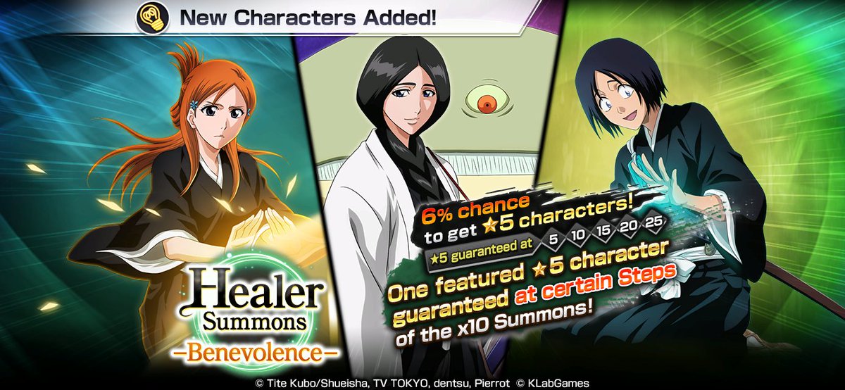 Bleach Brave Souls on Twitter "The Healer Summons Benevolence is