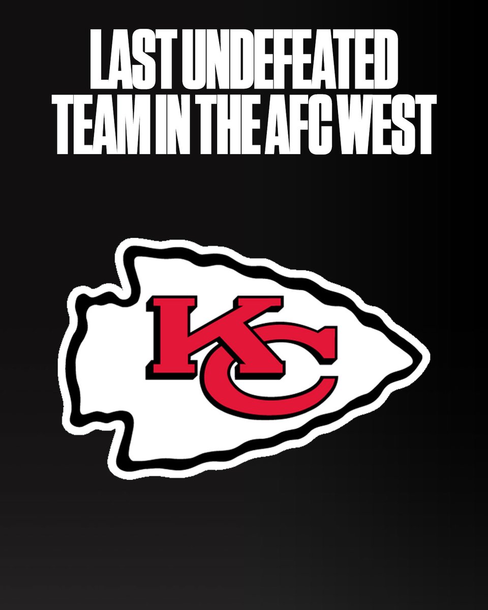 SNFonNBC's tweet photo. Alone at the top 🏔

#ChiefsKingdom https://t.co/QTsKWxo8O3
