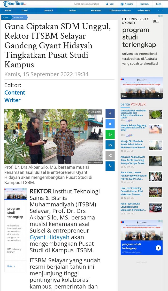 Pusdipmkitsbm's tweet photo. https://t.co/c7pSd5ATDY

#itsbmselayar
#kampus
#selayar #pusatstudi #selayarmaju #tribuntimur #tribunnews #gyanthidayah #profakbarsilo #akbarsilo #pendidikan #institutteknologisainsdanbisnismuhammadiyahselayar #selayarberpendidikan https://t.co/3vj9YoizHe
