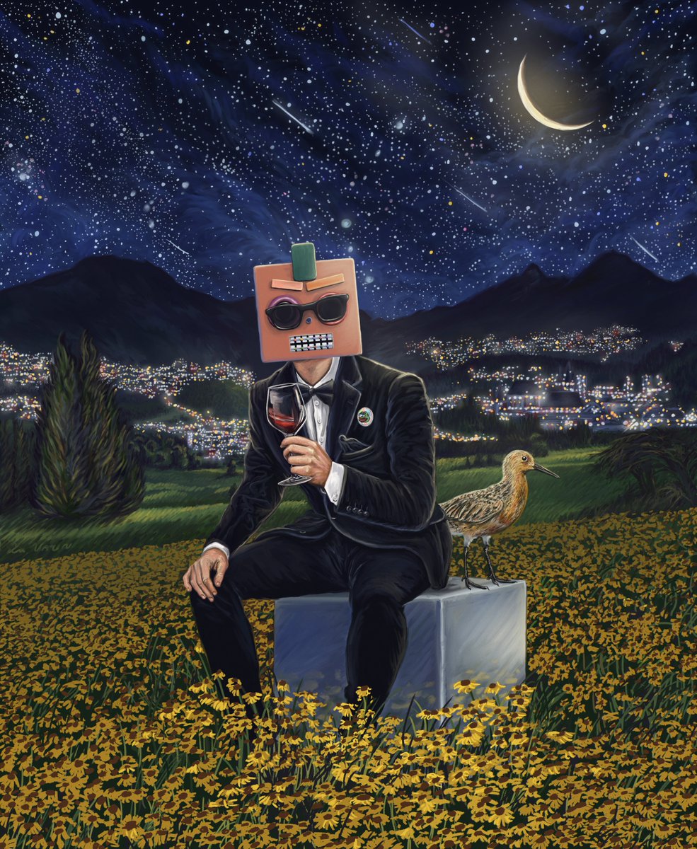 "Portrait of Vincent Van Dough Under The Starry Night" 

15/15 <a href="/objktcom/">objkt</a>

🖼️ <a href="/Vince_Van_Dough/">VincentVanDough</a> 

objkt.com/asset/KT19U2Nc…