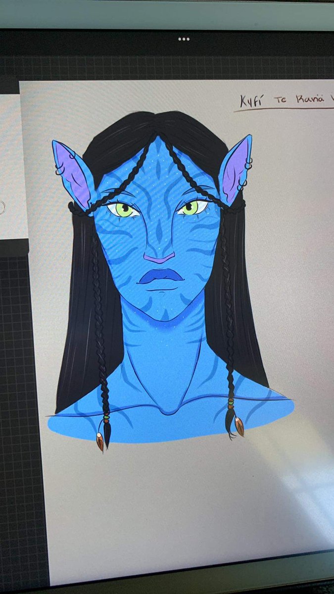 yikeselin's tweet photo. Avatar OC because I’ve been obsessed with this movie since I was 9 :^) her name is Kyfí!! 
#avatar #Avatar2009 #AVATAR2 #AvatarTheWayOfWater #Avataroc #ocart #characterart #DigitalArtist https://t.co/bgc2n2PTR9