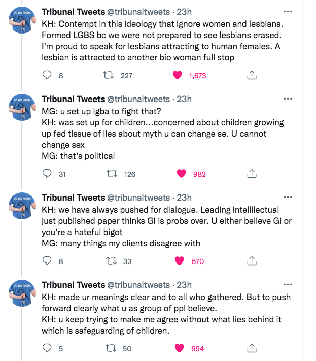 DARam14's tweet photo. I stand with Kate Harris and her anger at the movement attempting to define lesbians out of existence.  Every bit of this needs to be seen. Lesbians are being chemically and surgically converted to straight. Kids.

#IStandWithLGBAlliance 
#LesbiansAreFemaleOnly
#TheNewHomophobia https://t.co/5NnCMDEKvF