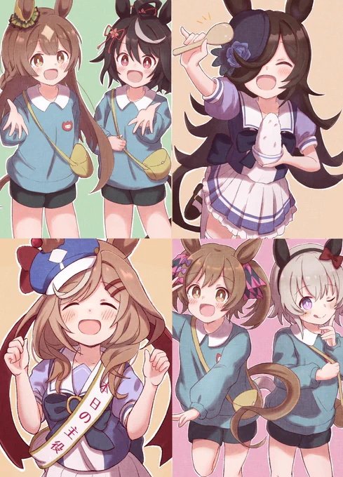 ちっちゃくてニコニコで柔らかいウマ娘ちゃんばかり描いています!よろしければ #絵柄が好みって人にフォローされたい 