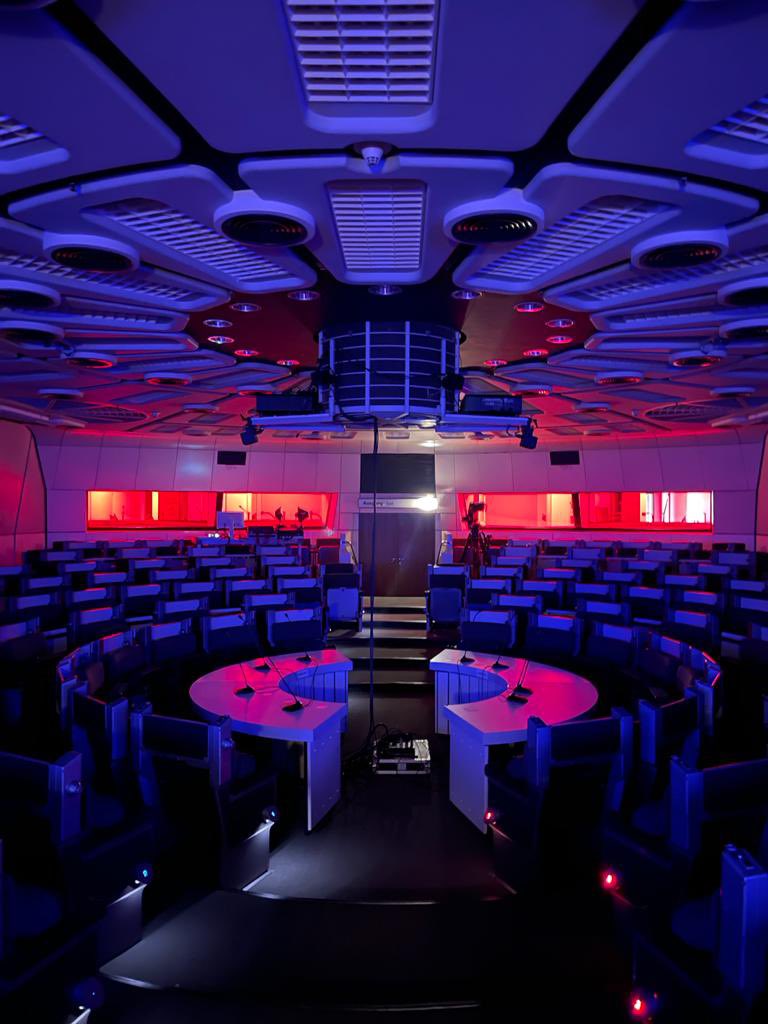 QBerlinQsts's tweet photo. Good morning to Day 2 of Q BERLIN 2022. Today we‘re meeting in room 6 of ICC Berlin, our „Starship Enterprise“

#QBerlin #QBerlin22 https://t.co/aG9gBPHoIT