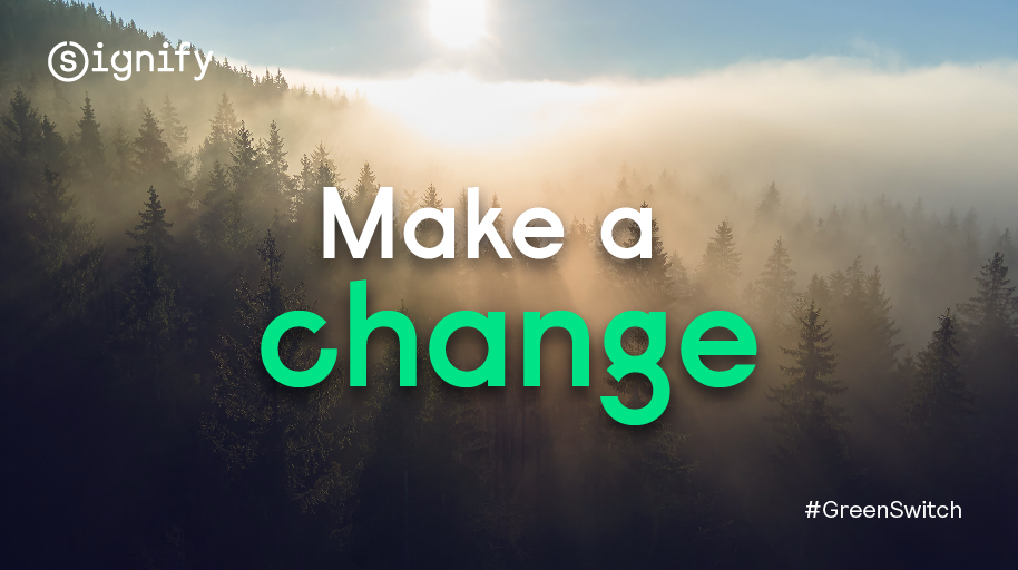 It's time to accomplish your EU Green Deal goals by flipping the Green Switch with Signify. Make your city a showcase for achieving climate commitments. Let's go 👉 signify.co/3U74LIj 

#GreenSwitch #EUGreenDeal #climateaction