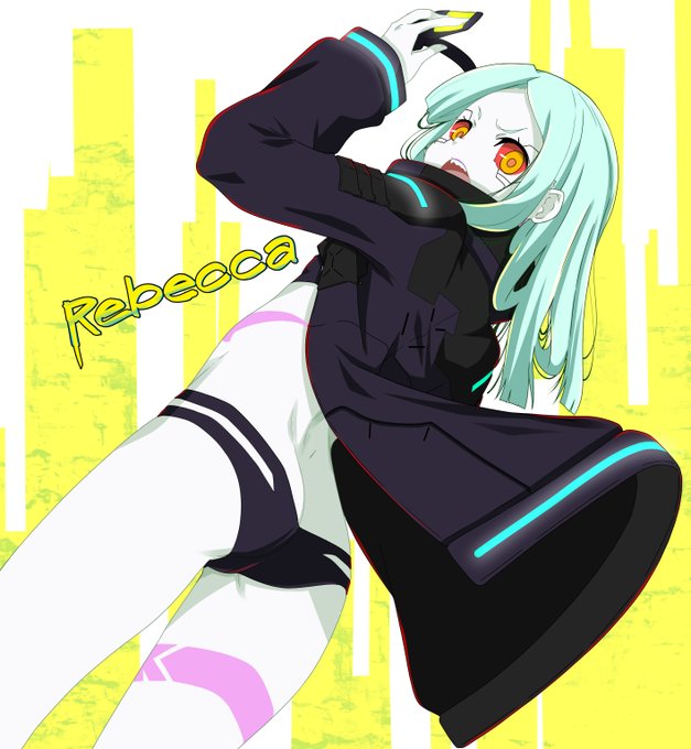 サイバーパンクエッジランナーズ(Cyberpunk2077)
から一番人気(願望)のレベッカ
アニメがすごく面白かったので 