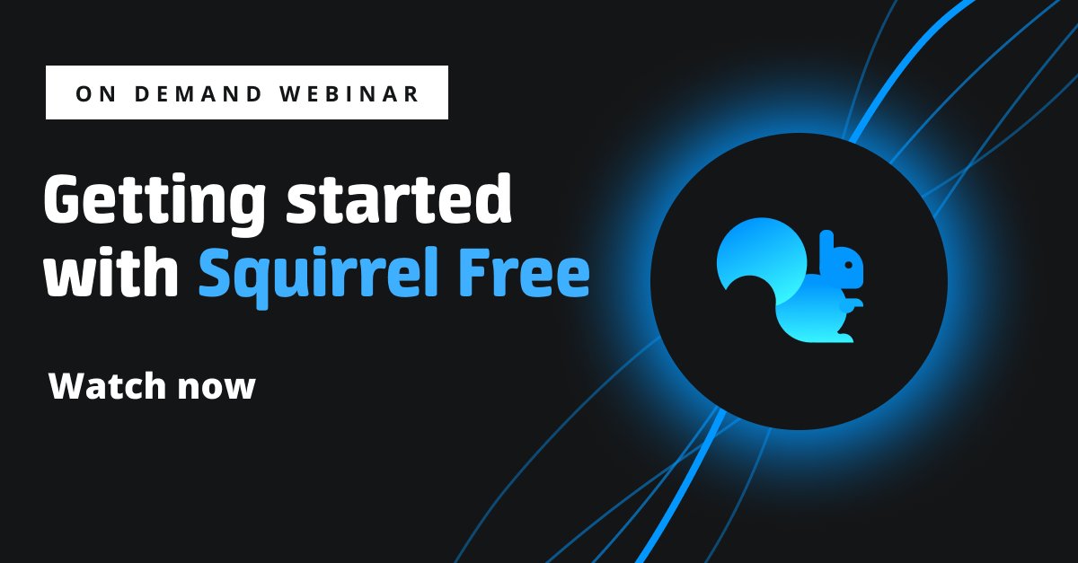 New to Squirrel365? Why not watch our 'Getting started with Squirrel' webinar recording. We show how you can transform your spreadsheets into amazing interactive web apps. See a whistle-stop tour of the main features, and ideas to get you inspired. 
bit.ly/3BguczL