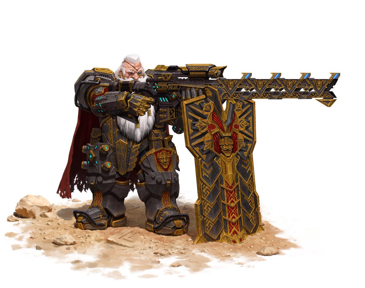 GoblinManga's tweet photo. Dwarf sniper by maxi hoy https://t.co/L4EDKoQ6U1