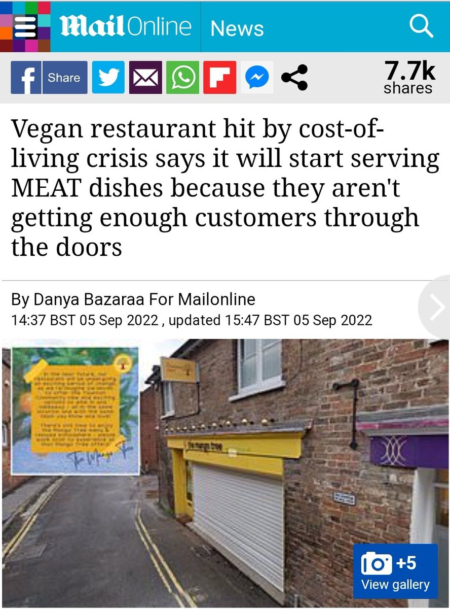 イギリスにあるヴィーガンレストランが経営危機に陥り、顧客を増やすために肉料理の提供を始めました🙂

これはとても良いニュースですね🍖