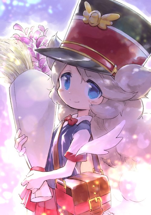 「ぷよクエ、お月見メルー。ガチャ103回でみちびきのラフィーナ×2、お月見レッタ×」|猫車のイラスト