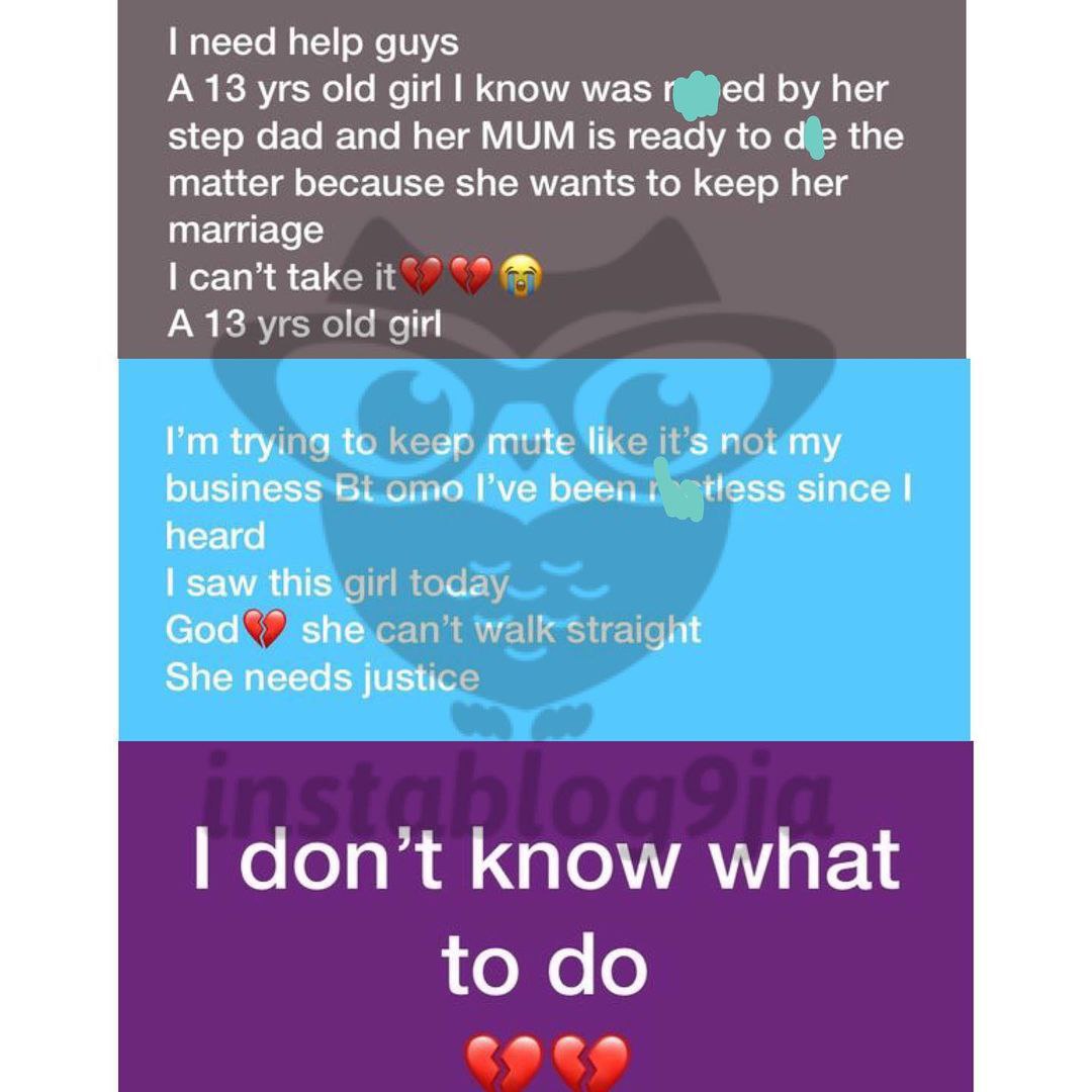 ekititrends's tweet photo. I want to preserve my marriage — Lady says after husband reportedly d3filed her 13-years-old daughter in Ekiti State 

A man identified as Marcus Timothy has been called out for r@ping his 13-years-old step-daughter in Ikere Ekiti, Ekiti State. https://t.co/43NKsWLsio