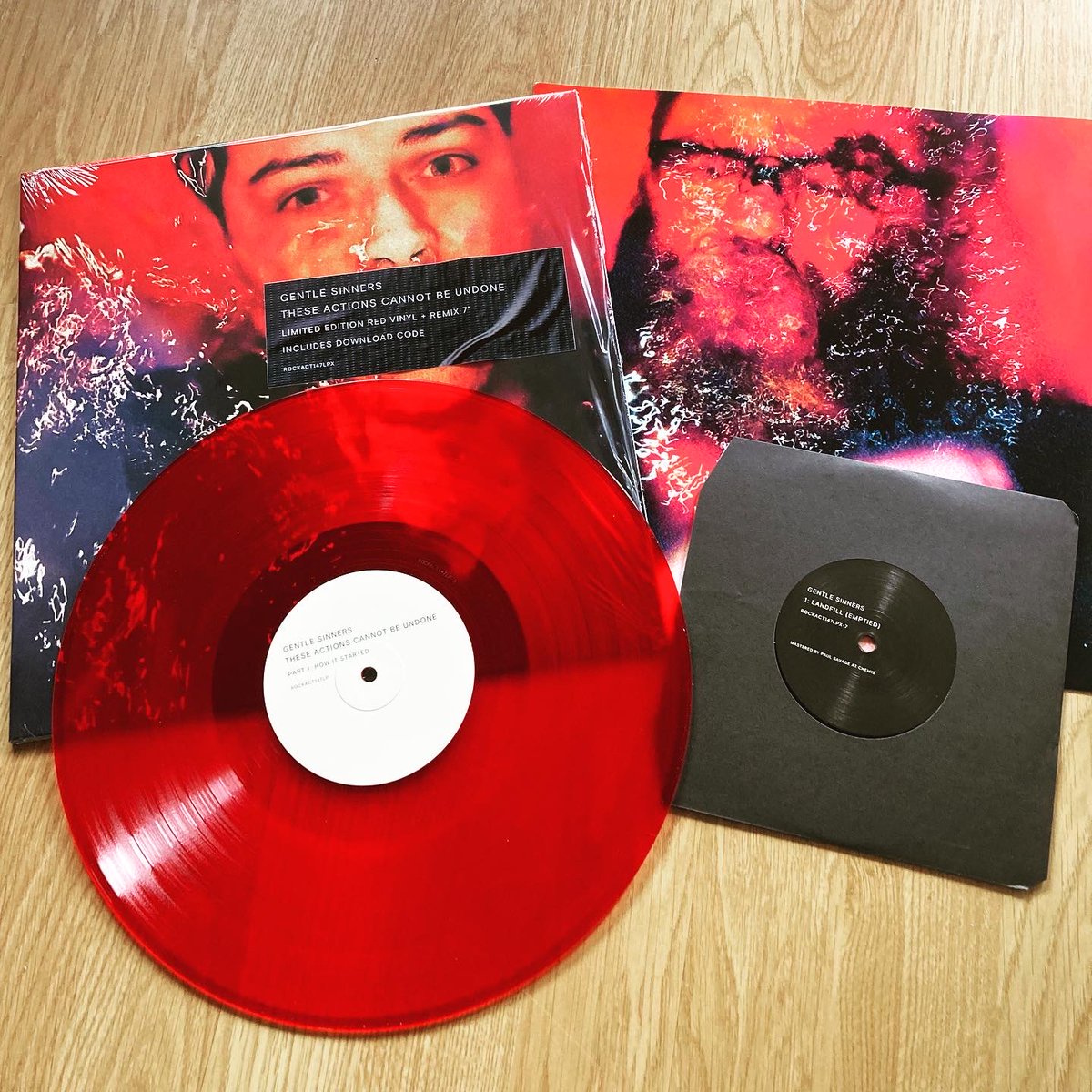 rockactionrecs's tweet photo. The debut @gentle_sinners album is out now on ltd. red vinyl lp ⚡

Get it here ➡️ https://t.co/w38iYECyJu

#theseactionscannotbeundone https://t.co/8O7xxNOmGu
