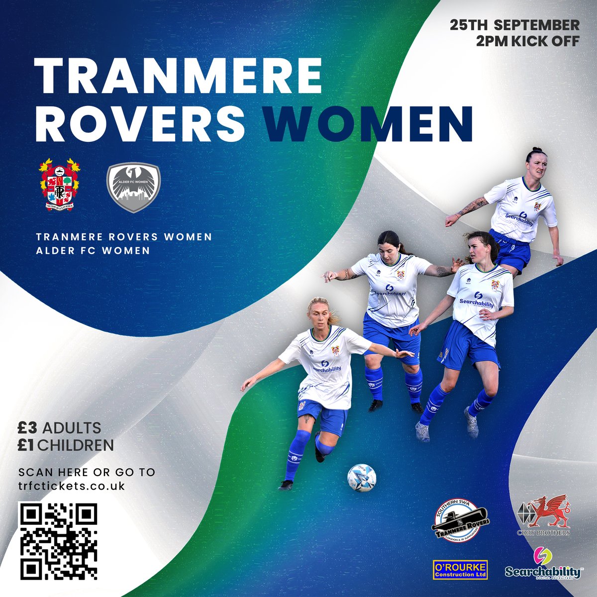 🎁 COMPETITION TIME!

Match sponsors <a href="/SouthernSWA1/">Southern SWA</a> are giving away 4 lounge tickets for our game at Prenton Park

All you have to do is RT this tweet, follow <a href="/TRFCWomen/">Tranmere Rovers Women and Girls</a> and <a href="/SouthernSWA1/">Southern SWA</a> 

Draw will close on Tuesday 20th September

#TRFC #SWA