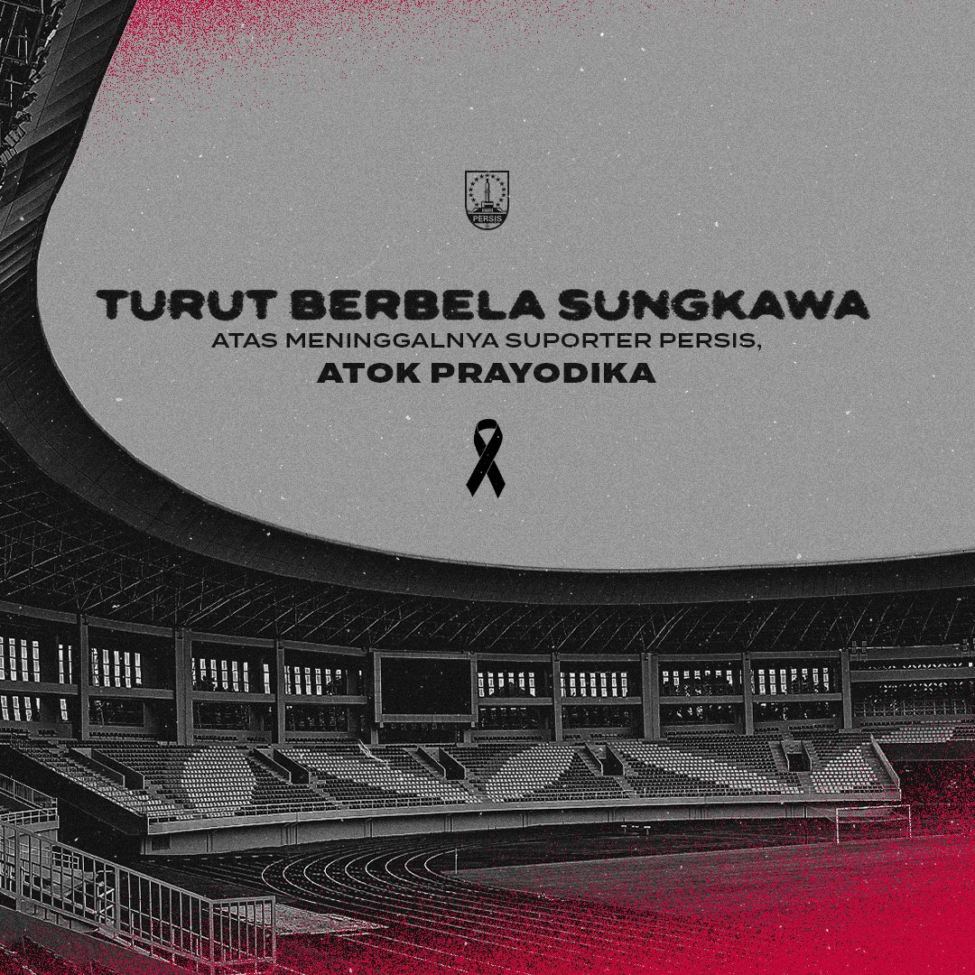 persisofficial's tweet photo. 𝐓𝐮𝐫𝐮𝐭 𝐛𝐞𝐫𝐝𝐮𝐤𝐚 𝐜𝐢𝐭𝐚 𝐚𝐭𝐚𝐬 𝐛𝐞𝐫𝐩𝐮𝐥𝐚𝐧𝐠𝐧𝐲𝐚 𝐀𝐭𝐨𝐤 𝐏𝐫𝐚𝐲𝐨𝐝𝐢𝐤𝐚. 🥀

Almarhum mengalami insiden kecelakaan usai menonton laga PERSIS vs Bali United di Stadion Manahan kemarin malam. https://t.co/NocbPpnPk9