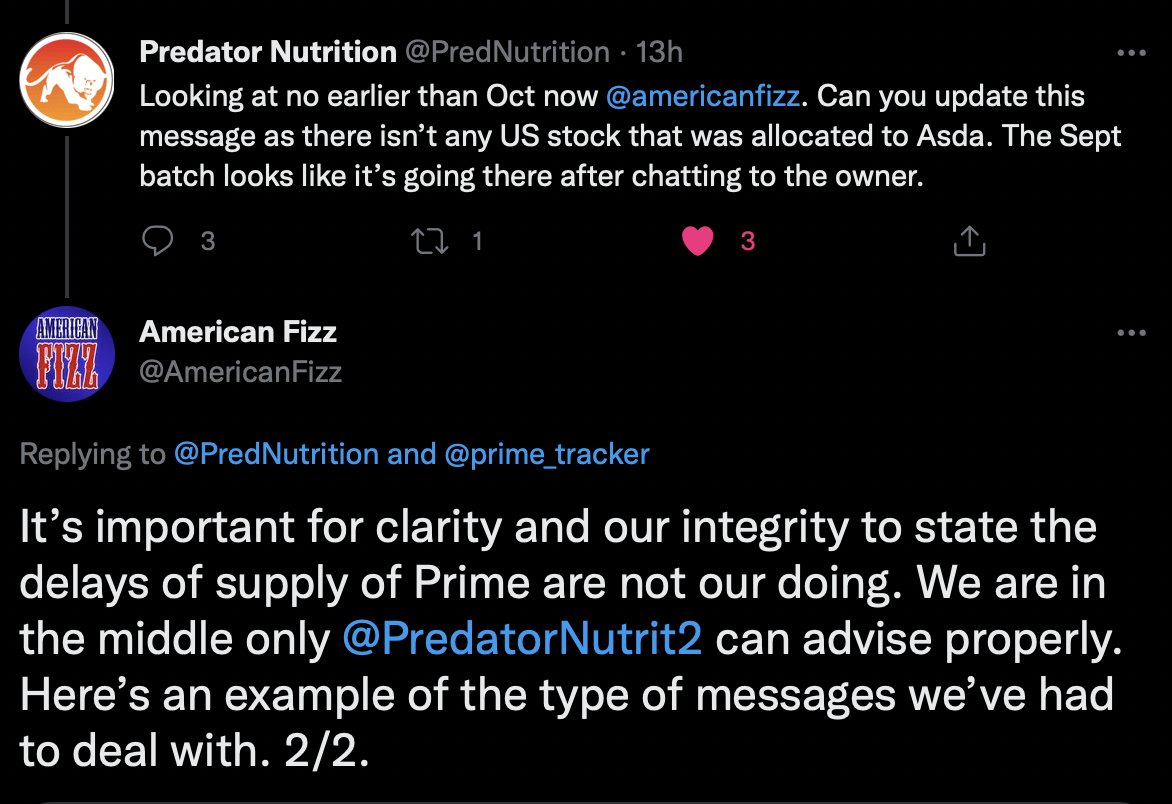 PRIME Tracker tweet media