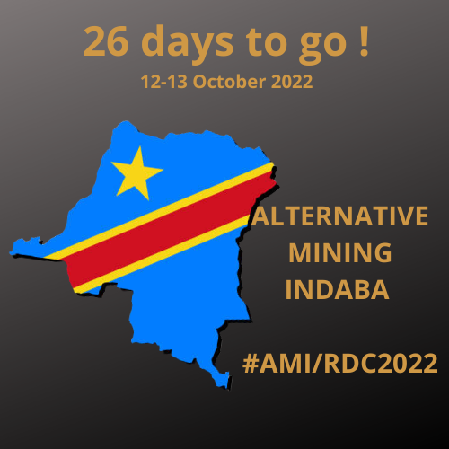 🗣️We’re less than a month away from the Alternative Mining Indaba of the #DRC #AMIRDC2022! Theme: “Management of the Environmental Impacts of Mining Operations in the Context of the Fight Against #ClimateChange'. 📢bit.ly/3D1owLs 🗓️12 - 13 October 📍Lubumbashi